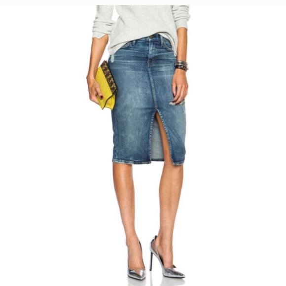 Current Elliott High Waist Pencil Skirt - Picture 3 of 8